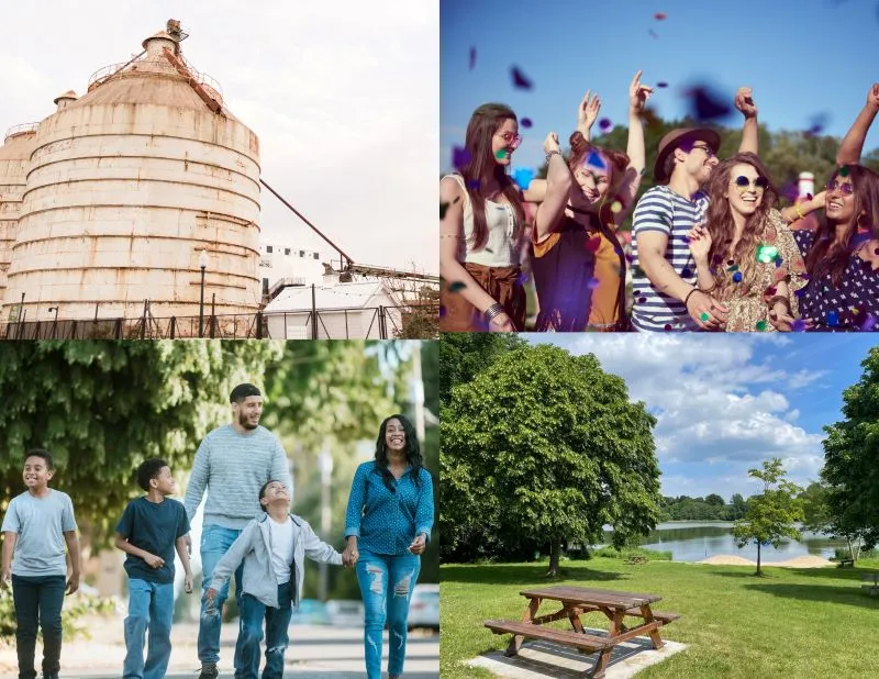 Waco Texas Landmarks and Happy Residents