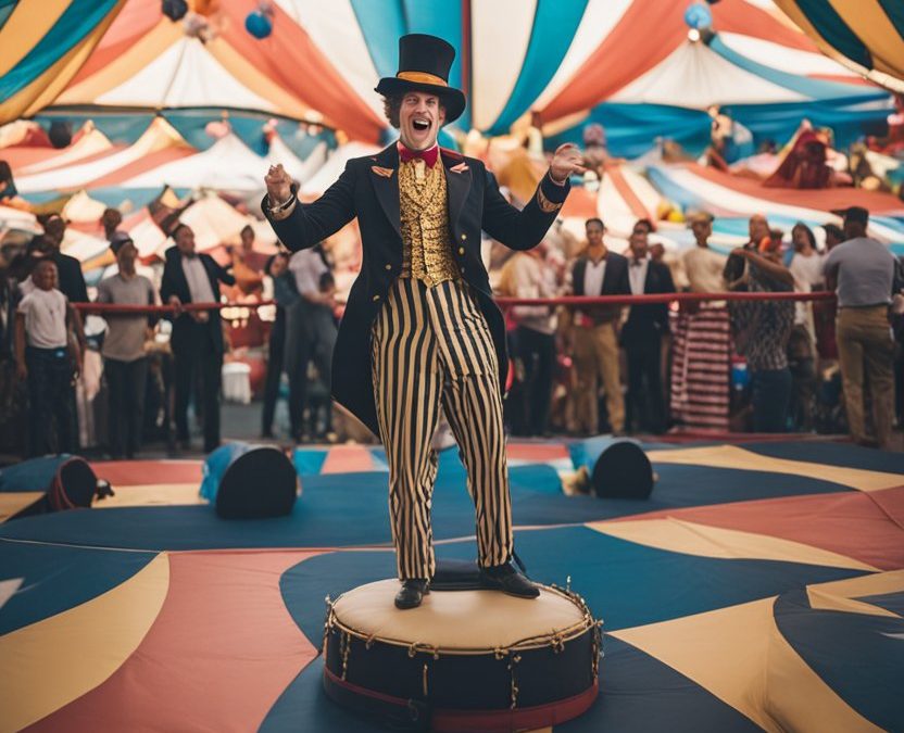 Colorful Circus Performers Entertain in Waco