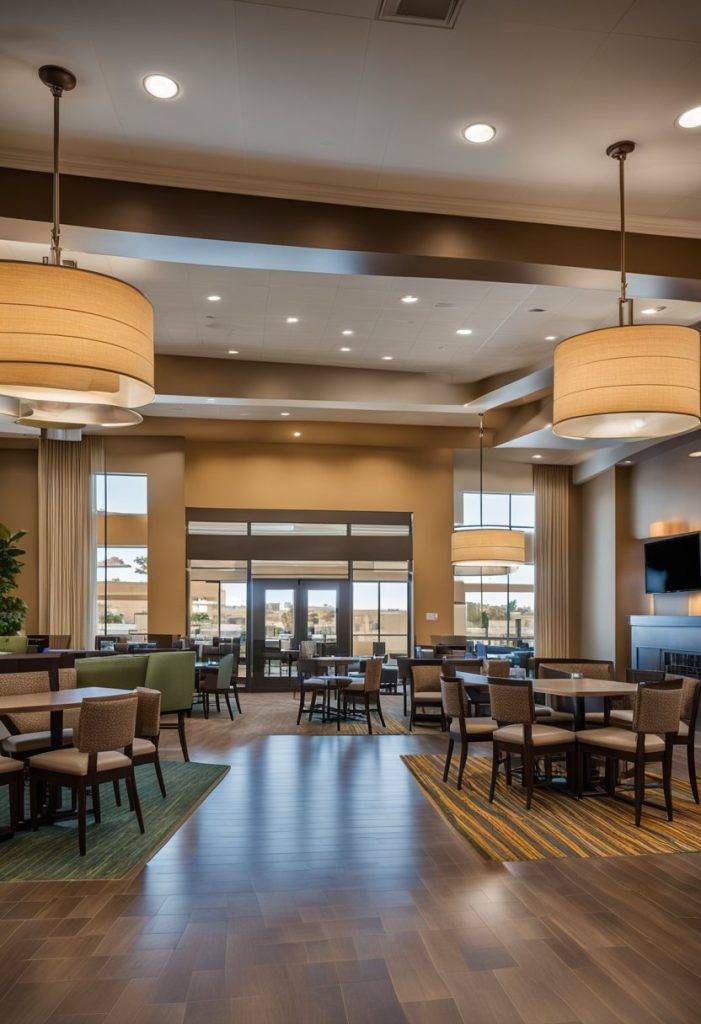 The Fairfield Inn & Suites Waco North sits surrounded by various dining options in Waco, creating a bustling and vibrant atmosphere for guests