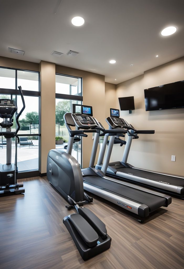 The Fairfield Inn & Suites by Marriott Waco North features a modern fitness center, with state-of-the-art equipment and plenty of natural light