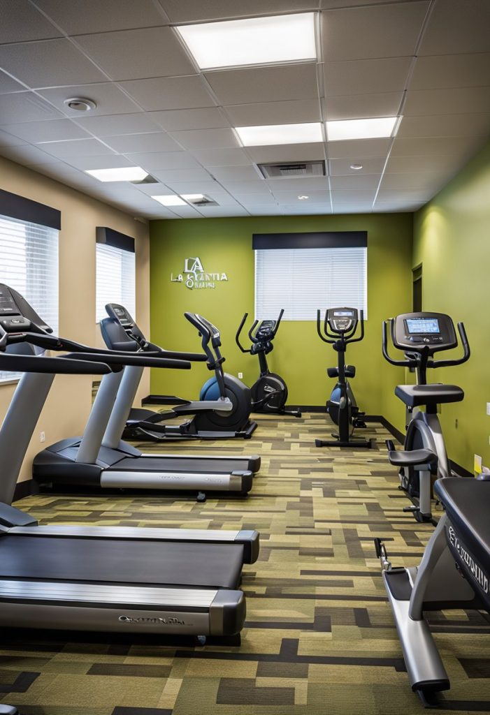 The La Quinta Inn & Suites by Wyndham Waco Downtown - Baylor hotel features a modern Gym with state-of-the-art equipment