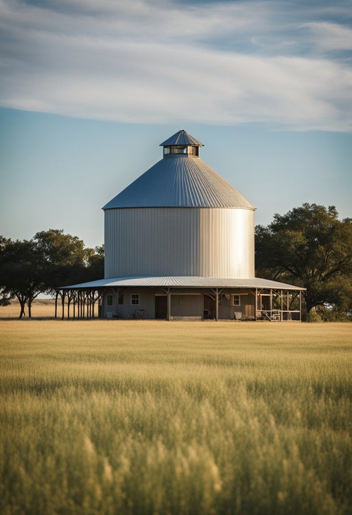 A rustic barndo sits on a ranch, 20 minutes from The Silos. Nearby are vacation rentals, close to downtown Waco