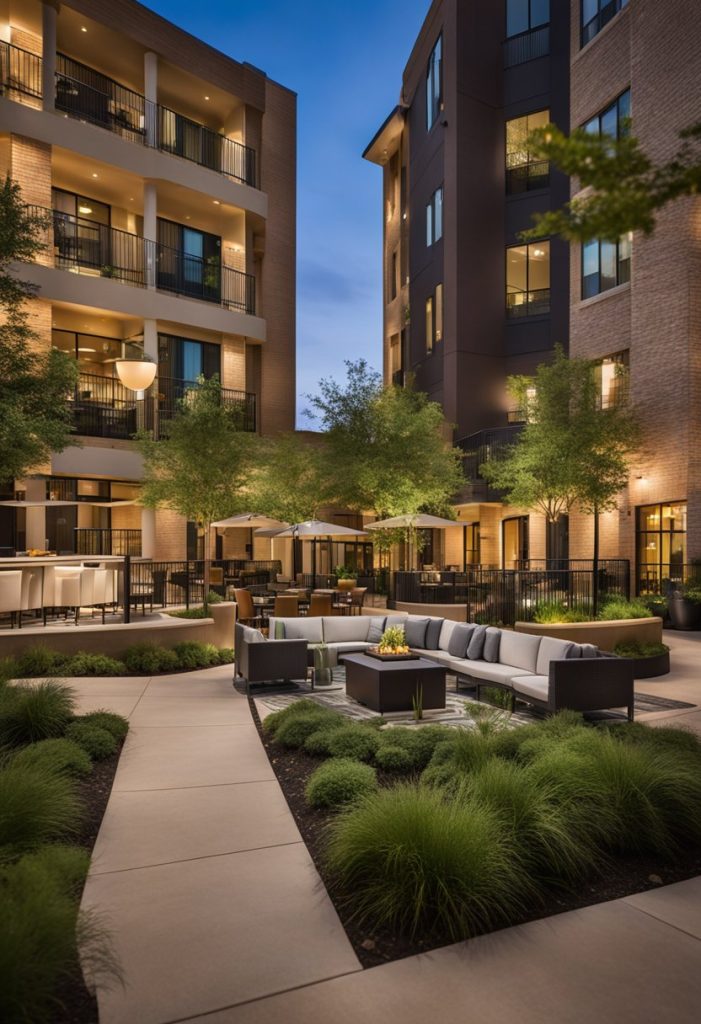 The Pivovar Hotel stands tall against the Waco skyline, with its modern architecture and sleek design, nestled among the top 10 places to stay in the city