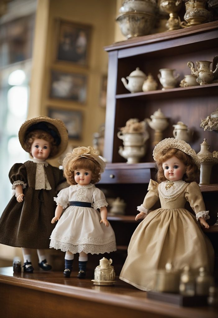 The Earle-Napier-Kinnard House boasts a unique doll collection, showcased in Waco museums. The dolls are varied, with different styles and time periods represented