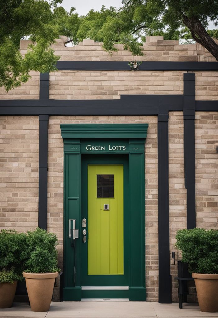 The Green Door Lofts - Tuna Loft vacation rentals near Magnolia Market in Waco. A charming loft with a green door and a cozy, inviting atmosphere