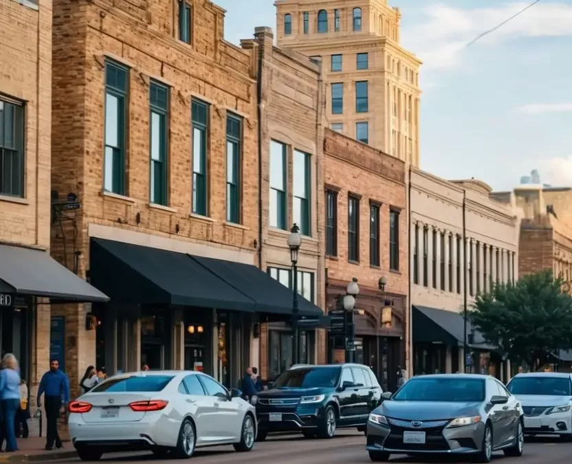 1700 South 2nd in Waco: Guide to This Prime LocationA bustling street corner in Waco, Texas. A mix of historic and modern buildings line the road, with cars and pedestrians moving about