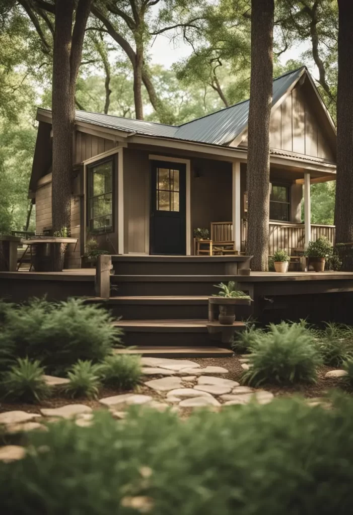 Recommended pet-friendly cabin in Waco with beautiful surroundings.