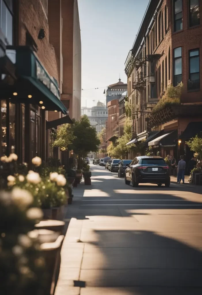 A quaint hotel nestled among towering magnolia trees, with a charming exterior and a welcoming atmosphere, perfect for exploring why visit Magnolia Market in Waco.