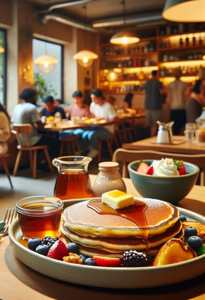 Gourmet pancakes served at a top 10 pancake spot in Waco