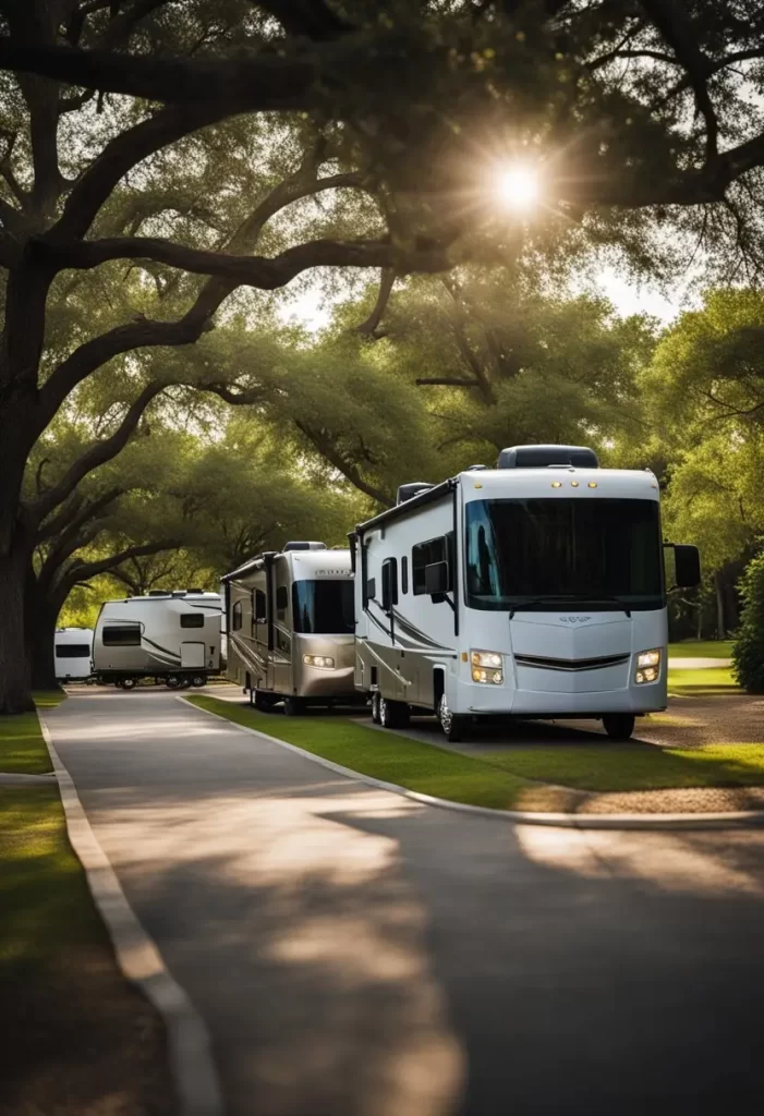 A serene RV park nestled in the heart of Waco, Texas, with spacious lots, lush greenery, and modern amenities. Top 10 Long-Term RV Parks in Waco Texas