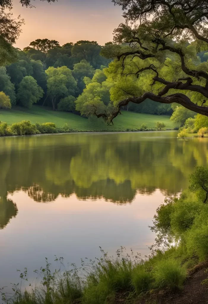 Scenic view of Cameron Park - Free Campsites in Waco Texas