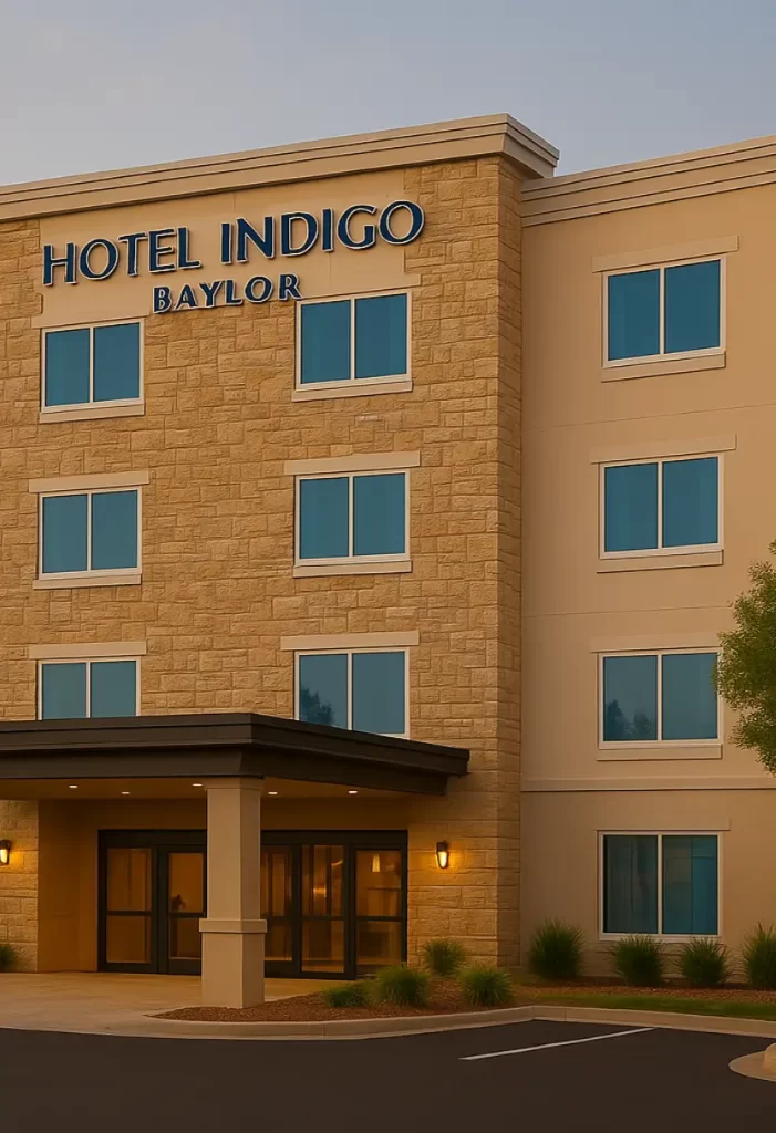 legant boutique-style hotel in Waco with top reviews, modern amenities, and inviting architecture