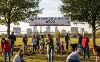 Texas Arbor Day Celebration in Waco Join the Community Tree Planting Event