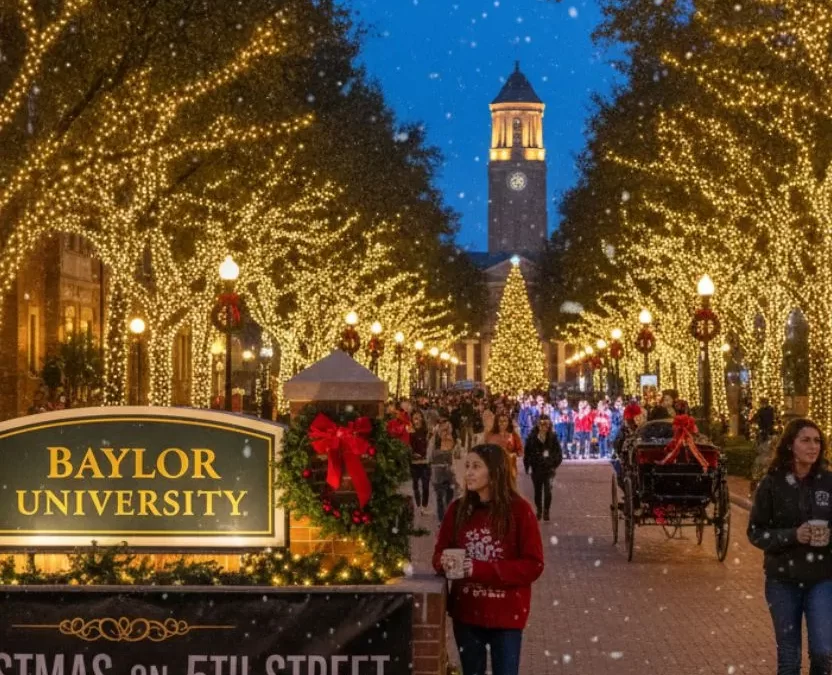 Baylor University Christmas on 5th Street Waco Texas: Full Guide